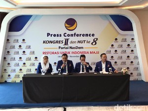 Rekomendasi Kongres NasDem: Tampung Aspirasi GBHN-Adakan Konvensi Capres 2024