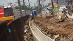 Progres Terkini Pembangunan Jalan Inspeksi Pasar Minggu