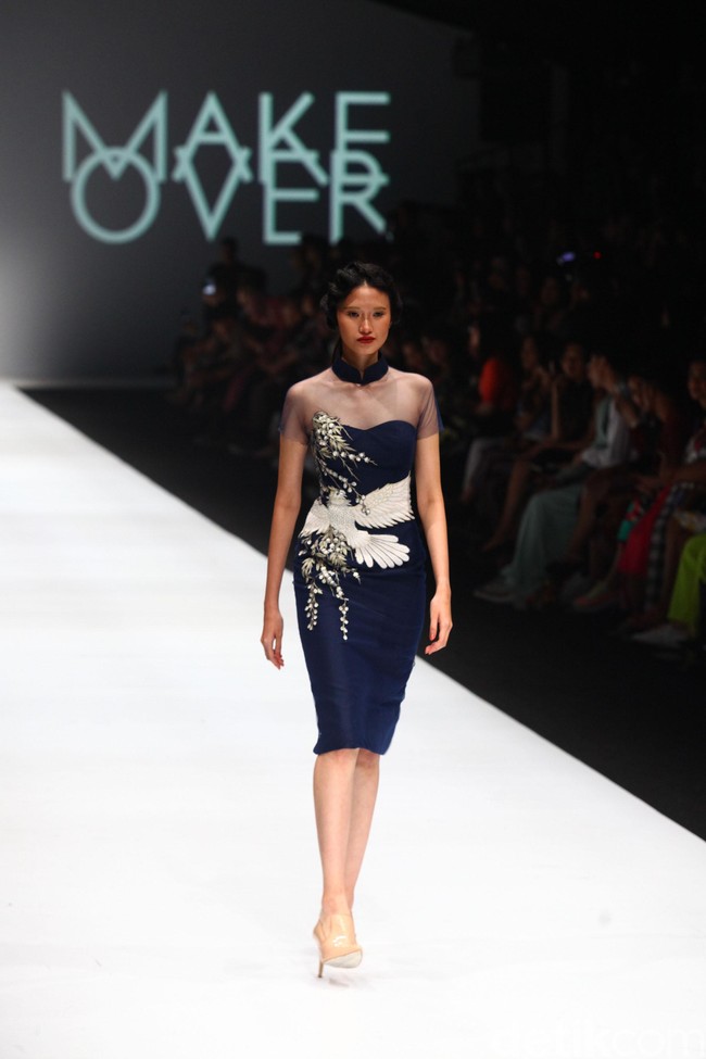 Albert Yanuar merilis koleksi terbarunya dengan mengambil tema Vare Voluceres di Jakarta Fashion Week 2020, Senayan City, Jakarta, Kamis [24/10/2019]. Foto: Rifkianto Nugroho/detikcom