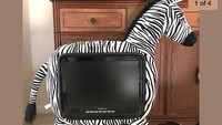 Televisi zebra. Cukup bayar US$ 10.000 sudah bisa dibawa pulang. Istimewa/Dok. Boredpanda.