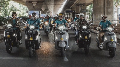 Vespa GTS Super Tech 300 Menyapa Kota Kembang