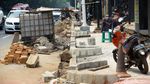 Material Proyek Trotoar Makan Bahu Jalan Lenteng Agung