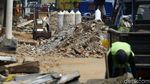 Material Proyek Trotoar Makan Bahu Jalan Lenteng Agung