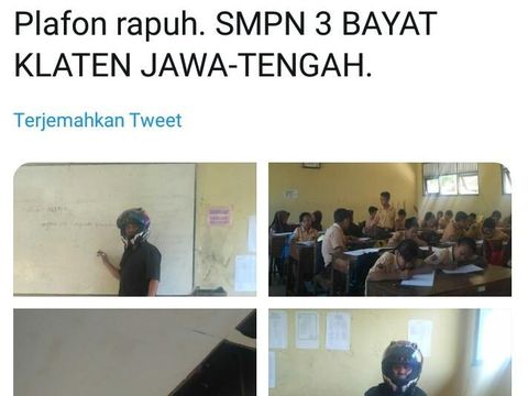 Guru SMP di Klaten Minta Maaf Usai Posting Atap Kelas Rusak, Kenapa?