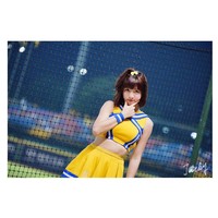 Wajah imut Qun Qun dan aura manisnya membawa kegembiraan bagi para penggemar tim baseball Brothers yang datang untuk mendukung tim mereka di setiap pertandingan. Foto: Instagram @qun_04