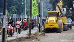Progres Terkini Pembangunan Jalan Inspeksi Pasar Minggu