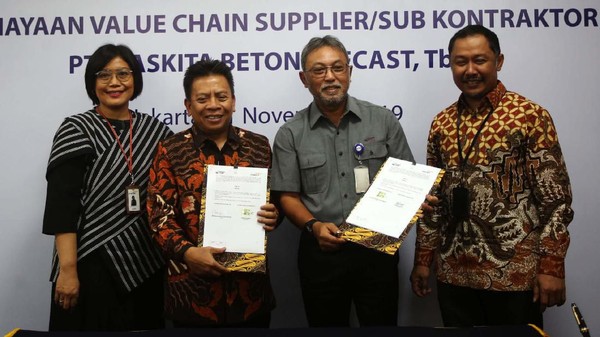Mandiri Gandeng Waskita Beton Precast