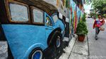 Mural 3D Bertema Kota Jakarta Warnai Kawasan Taman Sari