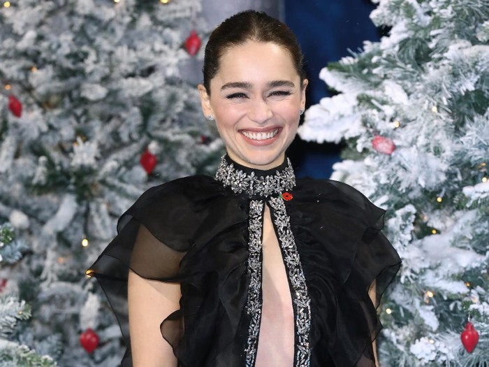 LONDON, ENGLAND - NOVEMBER 11: Emilia Clarke attends the Last Christmas UK Premiere at BFI Southbank on November 11, 2019 in London, England. (Photo by Tim P. Whitby/Getty Images for Universal )