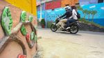 Mural 3D Bertema Kota Jakarta Warnai Kawasan Taman Sari