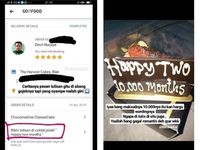 Pesan Lewat Ojol, Tulisan di Atas Kue Ini Bikin Geleng-geleng