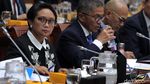 Ekspresi Menlu Retno Saat Ditanya Pencekalan Habib Rizieq