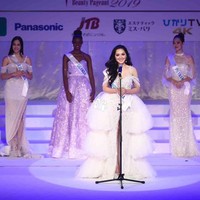 Jolene Marie Cholock Rotinsulu menjadi salah satu kontestan ajang Miss International 2019. Inilah penampilan perempuan berdarah Minahasa tersebut saat final yang digelar di Tokyo, Jepang, Selasa (12/11/2019). (Foto: Instagram/@officialputeriindonesia)