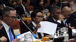Ekspresi Menlu Retno Saat Ditanya Pencekalan Habib Rizieq