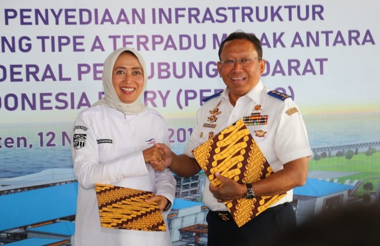 Kemenhub Teken MoU Penyediaan Infrastruktur Terminal Merak Kemenhub Teken MoU Penyediaan Infrastruktur Terminal Merak