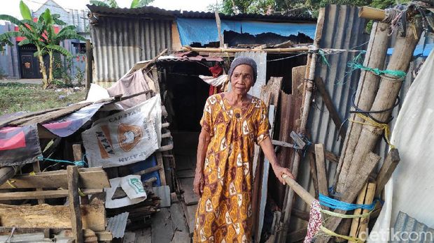 Kisah Miris Nenek 70 Tahun di Maros Hidup di Gubuk Beratap Terpal