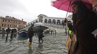 Sebenarnya, pemerintah Italia telah membangun Tembok Laut untuk mencegah hal tersebut. Tembok Laut merupakan tembok raksasa di bawah air yang bakal mencegah banjir masuk ke Venesia. Sayangnya, pembangunan tembok raksasa itu belum rampung juga dan kabarnya pun tak akan selesai hingga tahun 2022.