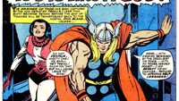 Ada juga lembaran sampul komik langka The Mighty Thor #139 yang diciptakan oleh Jack Kirby dan Vince Colletta dari tahun 1966 laku terjual Rp 1,1 miliar. Foto: Marvel Comics