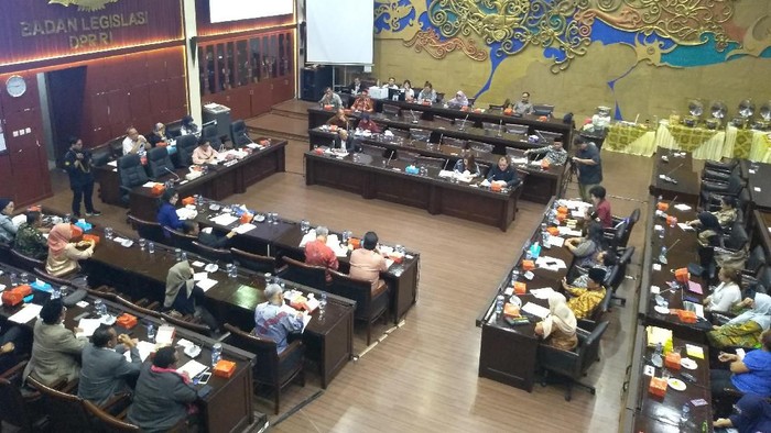 Rapat di Baleg DPR (Nur Azizah/detikcom)
