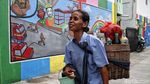 Mural Cantik dan Mendidik Hiasi Perkampungan di Koja Jakarta Utara