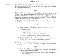 Tarif BBN-KB DKI Jakarta menjadi 12,5 persen.