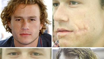 Heath Ledger dalam film Joker. Foto: Bored Panda