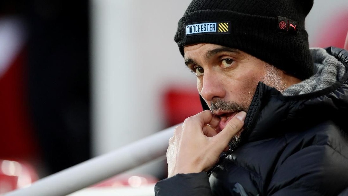 Pep Guardiola dikabarkan diincar Bayern Munich. (Foto: Carl Recine / Action Images via Reuters)