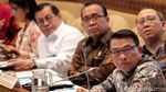 Pratikno hingga Moeldoko Hadiri Rapat Perdana Bareng DPR