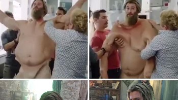 Chris Hemsworth dalam film Avengers. Foto: Bored Panda