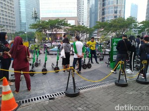 Dishub DKI Akan Data Tempat Penyewaan Skuter Listrik