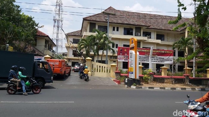 Suasana Mapolrestabes Semarang, Rabu (13/11/2019).