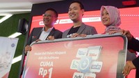 Hadir Direktur Utama Finnet Paulus Djatmiko (kiri), Director of Payment, Fintech, & Virtual Product Bukalapak Victor Lesmana (tengah) dan Direktur Consumer Service Telkom Indonesia Siti Choiriana. Foto: dok. Telkom
