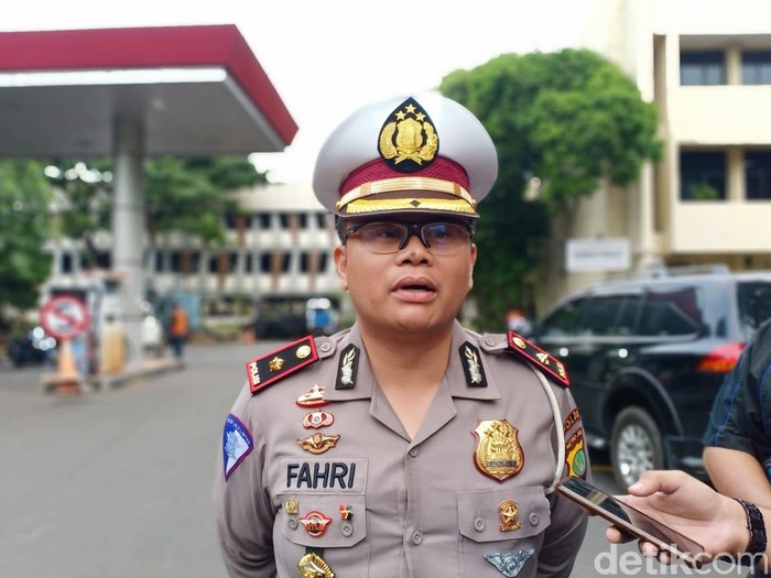 Kasubdit Gakkum Ditlantas Polda Metro Jaya Kompol Fahri Siregar (Samsdhuha Wildansyah/detikcom)
