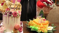 Rayakan ulang tahun, Sarita dapat kejutan manis dari orang-orang terdekatnya serta keluarganya, yang memberikan cake bernuansa bunga, hingga pudding buah yang menarik. Foto: Instagram @queen_saritaabdulmukti