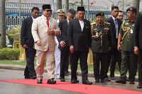 Momen Kunjungan Perdana Menhan Prabowo Ke Malaysia