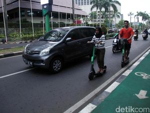 Penindakan Skuter Listrik di Jalur Sepeda Pakai Kesepakatan Polisi-Dishub
