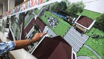 Begini Desain Kolam Renang di Rumah Dinas Ridwan Kamil