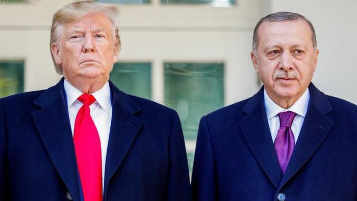 Presiden AS Donald Trump bertemu Presiden Turki Recep Tayyip Erdogan