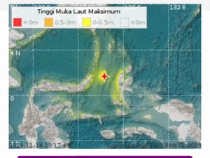 BMKG: Gempa Maluku Utara Disebabkan Patahan Badan Lempeng Laut