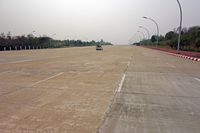 Sudut-sudut jalanan di Naypyidaw
