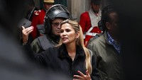Áñez pun mengatakan dirinya akan menduduki jabatan sebagai pelaksana tugas presiden hingga pemilu digelar. Juan Karita/AP Photo.