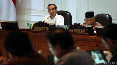 Jokowi dan Menteri Kabinet Indonesia Maju Bahas RPJMN 2020-2024