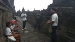 Foto: Menikmati Sunset di Candi Borobudur
