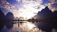 Alkisah sungai ini ditemukan oleh orang-orang primitif China sekitar 8.000 tahun yang lalu. Diiris oleh erosi dan cuaca, Li Jiang semakin mempesona dari waktu ke waktu. (iStock)