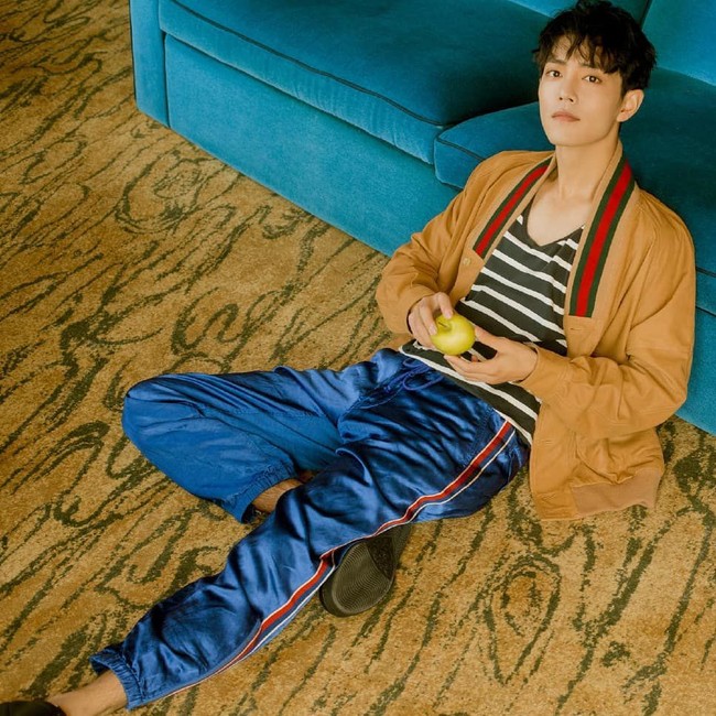 Di X NINE, Xiao Zhan memegang posisi sebagai vokalis utama. X NINE sendiri eksis sejak 2016 dan memiliki personel sembilan orang. Foto: Instagram/@xiaozhan.daytoy