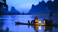 Sungai Li di Guilin sendiri memiliki panjang 83 km. Sebagai sungai besar, Li Jiang menjadi sumber beberapa kanal yang dialirkan ke pemukiman.  (iStock)
