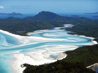 Whiteheaven beach.