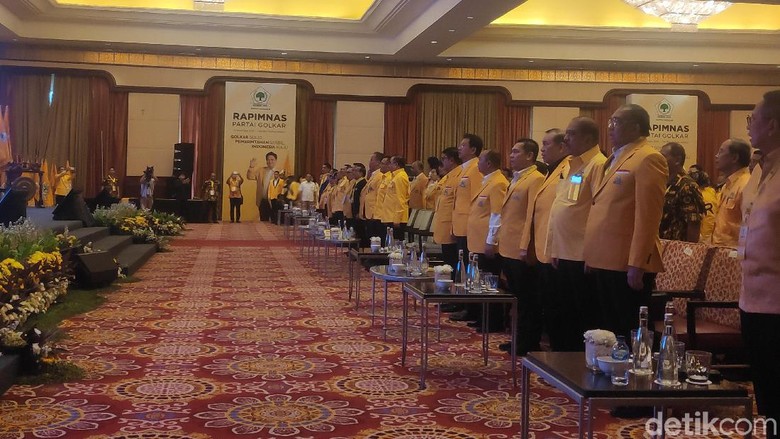 Pembukaan Rapimnas Golkar, Airlangga-Bamsoet Hadir Pembukaan Rapimnas Golkar, Airlangga-Bamsoet Hadir