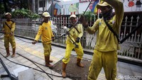 Perapihan kabel ini sebagai upaya menghadirkan kenyamanan dan keselamatan pejalan kaki.