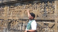 Fakta kelima, Candi Borobudur yang berukuran 123 meter x 123 meter dengan tinggi asli 42 meter, memiliki 2.672 pahatan relief, di mana 1.460 relief bercerita tentang kehidupan. Cerita itu dibagi dalam tiga bagian. Eko Susanto/detikcom  